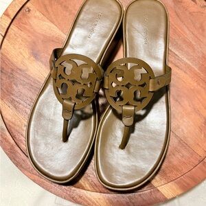 Tory Burch Olive Leather